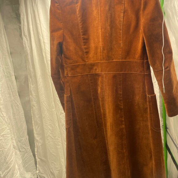 Steampunk jacket womens, vegan suede, small, - Picture 7 of 8